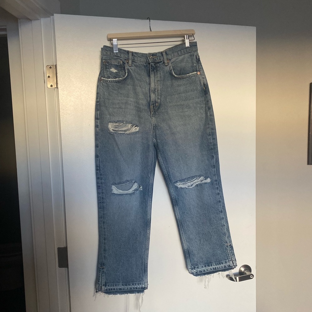 Free People Distressed Jeans